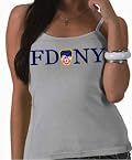 LADIES JUNIOR FIT FDNY TANK TOP (GRAY)