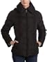 Jessica Simpson Women's Short Hooded Puffer With Zip Closure - 78117,Black,Medium
