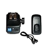 Eletronic 8 channels Flash Trigger & double flash receiver with umbrella holder bracket lock for Canon Nikon Sigma Fuji,Olympus,Pentax DSLR cameras & Flashgun,Speedlight.