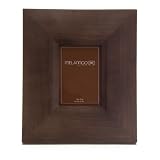Melannco Chocolate Finish Wide Wood Frame 5-by-7-Inch
