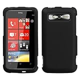Black Texture Hard Protector Case Cover For HTC 7 Trophy