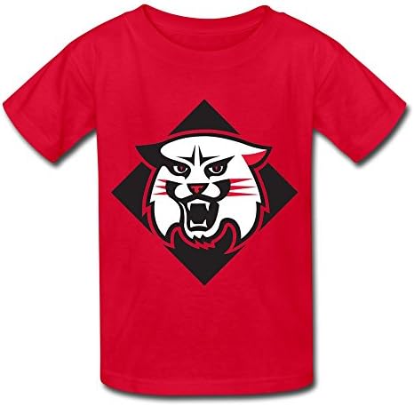 Youth Davidson Wildcats College Football 2010 Logo Kids Boys And Girls T-Shir...