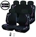 Dolphins By Bloom 12 Pc Ipocket Seat Cover Set Universal Car Truck Bucket Seat Cover 1995 Thru 2008 Honda Civic Accord Toyota Chevrolet Ford Nissan BMW