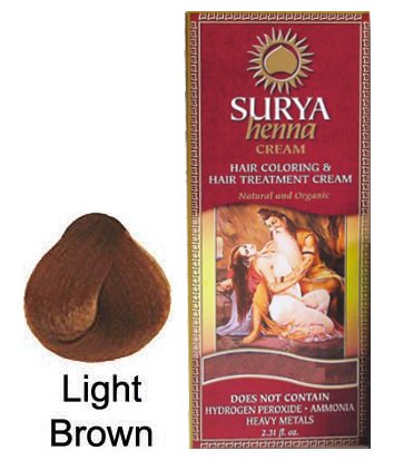 Surya Henna Light Brown Cream 70 ML 2.31 Ounces