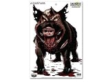 Birchwood Casey Zombie Hog Darkotic Smokehouse Splattering Target, 12x18, 8ct