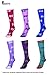 BASICO Womens Fuzzy Socks Warm Slipper Socks for Women Winter Fluffy Socks Cabin Socks Women (6 PK) (6 PK, Ribbons)