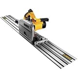 DEWALT DWS520CK 6-1/2-Inch 12-AMP TrackSaw Kit with 59-Inch and 102-Inch Track