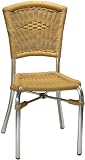 Armless Rattan Patio Chair Armless Rattan Patio Chair
