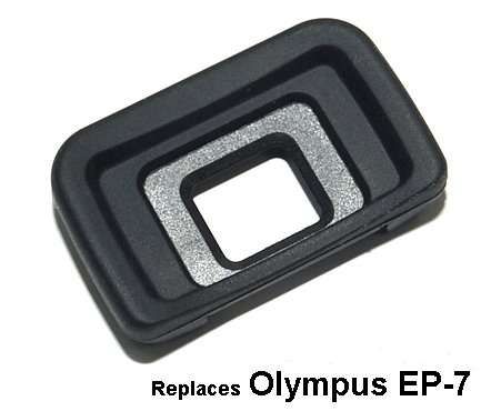 RinbowImaging Large Eyecup replaces OLYMPUS EVOLT LARGE EYECUP EP-7 for E3 E30 E300 E330 E400 E410 E420 E500 E510 E520