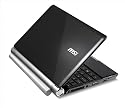 MSI U160-006US 10-Inch Black Netbook - 15 Hour Battery Life