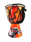 Produkt-Bild: Kleine Mini Dekoration Kinder Djembe Airbrush Handbemalt Fair Trade Trommel 5