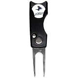 Akron Zips Spring Action Divot Tool W/ Ball Marker - NCAA College Athletics