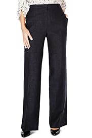 Pure Linen Straight Leg Trousers