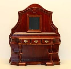 Dollhouse Miniature Cherrywood Dressing Table