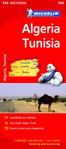 Algeria, Tunisia (Michelin National Maps)