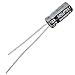 uxcell 100 Pcs 50V 10uF Polarized Aluminum Electrolytic Capacitors 5x11mm