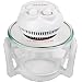 Andrew James 7 Litre Premium Halogen Oven including extender ring (up to 10 litres), baking and steamer trays, lid holder + 128 recipe book + an extra easily spare replaceable bulb + 2 Year Warranty