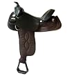 16" Big Horn Brown Cordura Gaited Horse Saddle