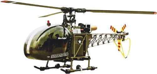 Nine Eagles NE200386 Lama CP 6-Ch SLT 2.4GHz RTF Helicopter, Black/Green