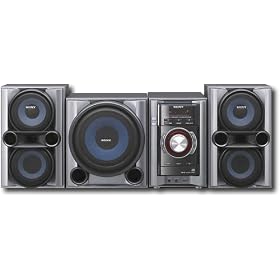 Sony MHCEC98Pi Mini Hi-Fi Shelf System with Digital Media Port and 530-Watts RMS (Silver)