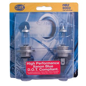 Hella Xenon Blue Headlight Bulb, H7 Pair, Low Beam for Volkswagen R32 2008