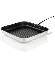 28cm Stainless Steel Griddle Pan