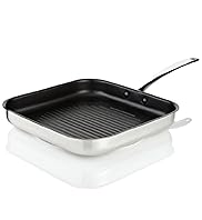 28cm Stainless Steel Griddle Pan