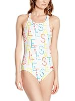 adidas Bañador Maillot-Bain Sc Swimsuit Aop (Blanco)