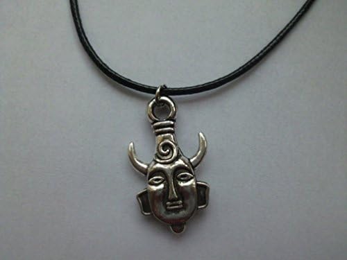 Supernatural Dean Winchester Mask Pendant Necklace Two-sided Pendant 3 Color (Silver)