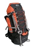 KEMYER 5500ci Internal Frame Hiking Backpack Travel Bag - Orange