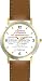 All of THE 7 HABITS #1 (Spanish Text) - DELUXE TWO-TONE WATCH from THE 7 HABITS - WATCH COLLECTION BY WATCHBUDDY&reg; - Arabic Numbers - Brown Leather Strap-Size-Large ( Men's Size or Jumbo Women's Size )