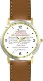 All of THE 7 HABITS #1 (Spanish Text) - DELUXE TWO-TONE WATCH from THE 7 HABITS - WATCH COLLECTION BY WATCHBUDDY&reg; - Arabic Numbers - Brown Leather Strap-Size-Women's Size-Small
