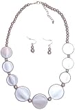 Silver Necklace earring Set