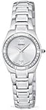 Seiko Women's SUJF09 Diamond Silver-Tone Watch