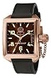 Invicta Mens Rose Tone Square Russian Diver GMT 7190