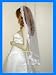 Fingertip 1 Tier Venice Mantilla Lace Bridal Wedding Veil
