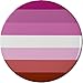 Lesbian Flag Symbol 2.25â€ Large Pinback Button Pin Support Awareness