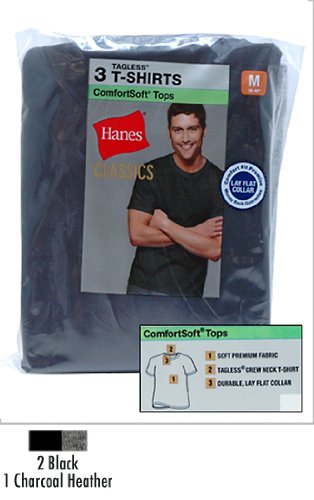 Hanes Classics Dyed ComfortSoft T-Shirt (3-Pack)