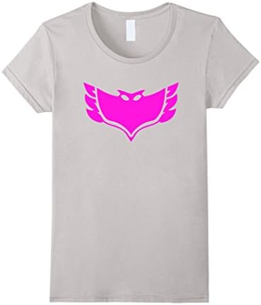 Women's PJ Masks - Owlette Crest T Shirt Medium Silver