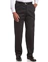 Haggar Men's Work To Weekend Expandable Waist Flat Front Twill Pant