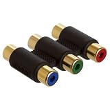 Component Video 3 RCA Female to Female Coupler
