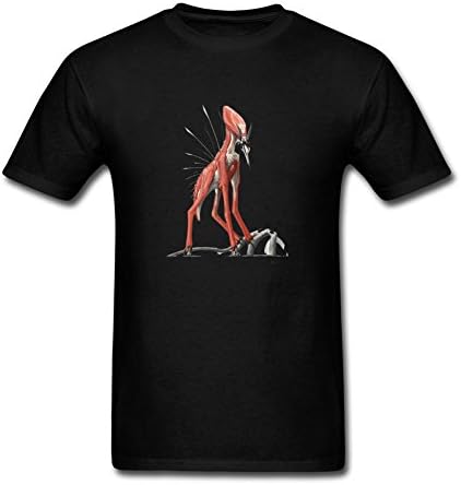 Pingteam Men's Animal Art T shirts Size S Black