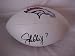 John Elway Hand Signed Autographed Denver Broncos Full Size NFL Football w/ Photo of Signing