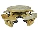 52 Treated Pine Octagon Walk-In Picnic Table