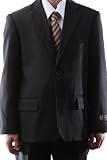 Caravelli Boy Dress Suit Gray Pinstripe Two Button Size Regular 8 – 20, Husky 10 – 20
