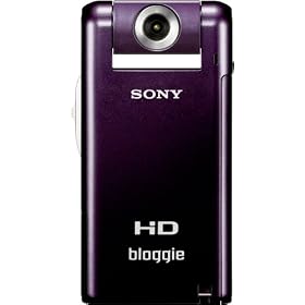 Sony MHS-PM5KV Bloggie High Definition Handycam Camcorder with 360 degree filming and 4GB Memory Stick - Violet
