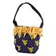 West Virginia Mountaineers Small Bow Bucket Purse