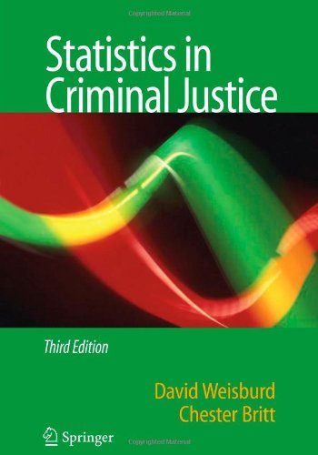 By David Weisburd Statistics in Criminal Justice (Softcover reprint of hardcover 3rd ) [Paperback]