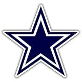 Dallas Cowboys NFL Football car bumper sticker 4" x 4"