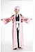 Cos-me Bleach Kyouraku Shunsui Pink Cloak Kimono Cosplay Costume L